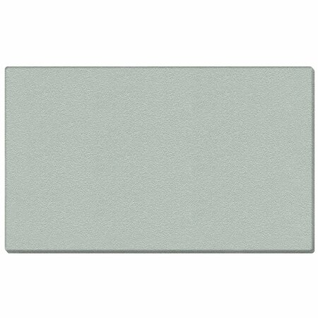 GHENT Vinyl Bulletin Board 48-1/2"x72-1/2", Silver 12UV46-W193